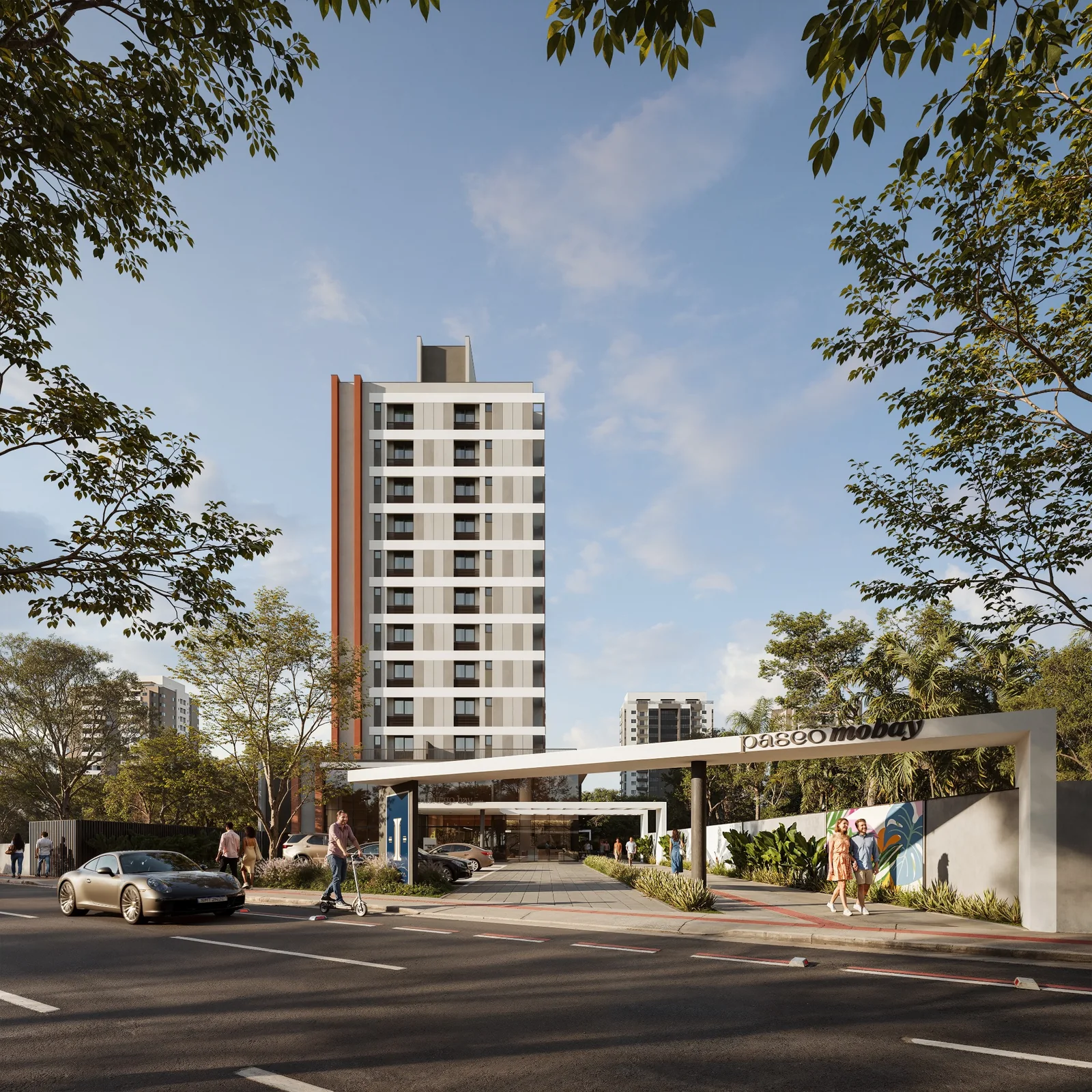 Render horizontal de empreendimento Montego Bay