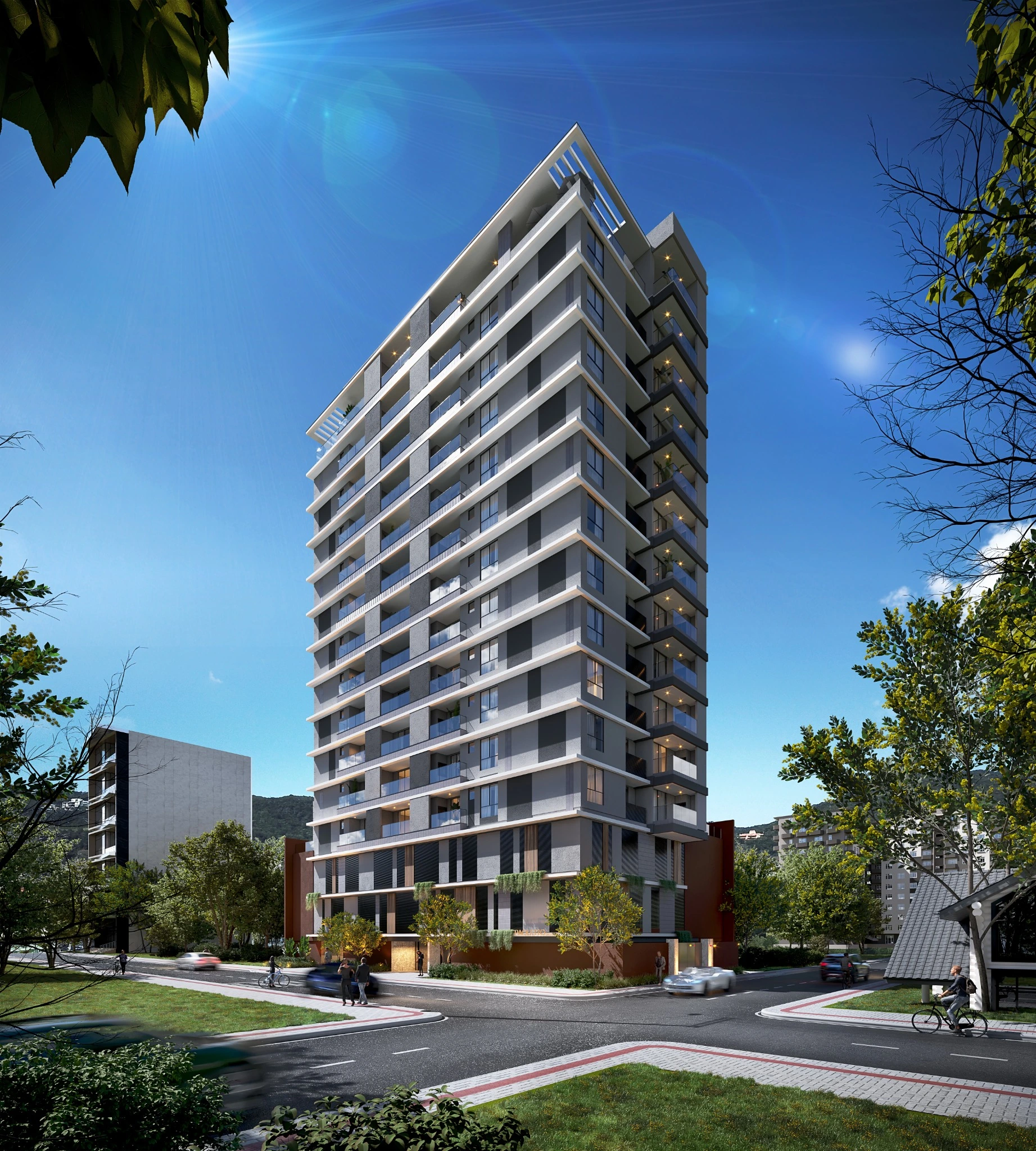 Render de empreendimento residencial Paoletto Piazza Alta